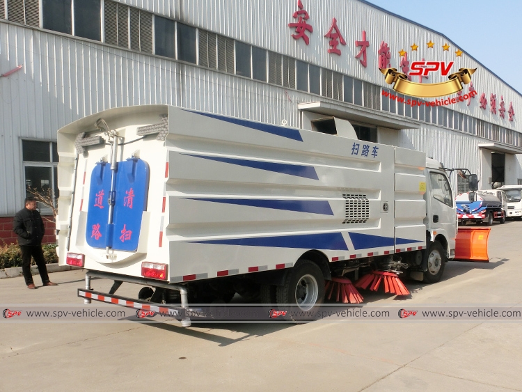 Road Sweeper with Snowplow Dongfeng-RB